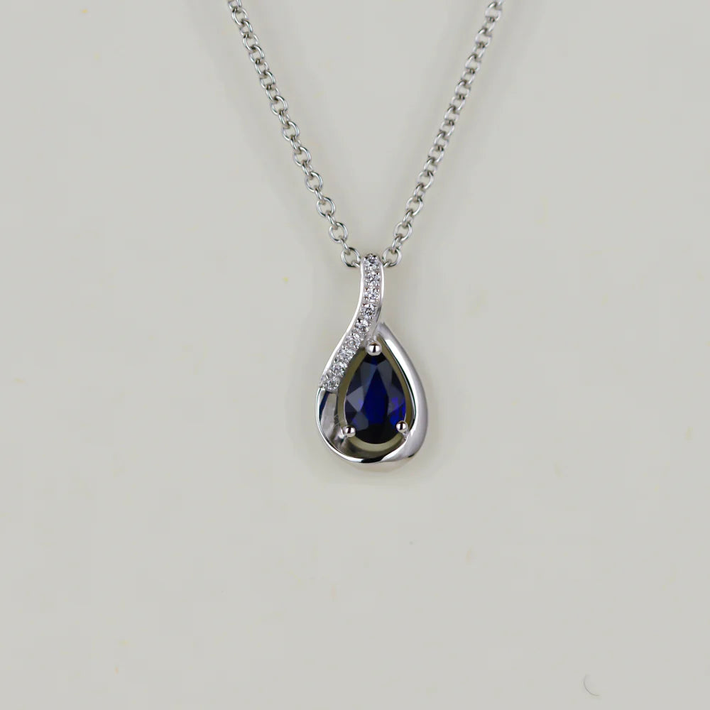 Sapphire necklace uk discount