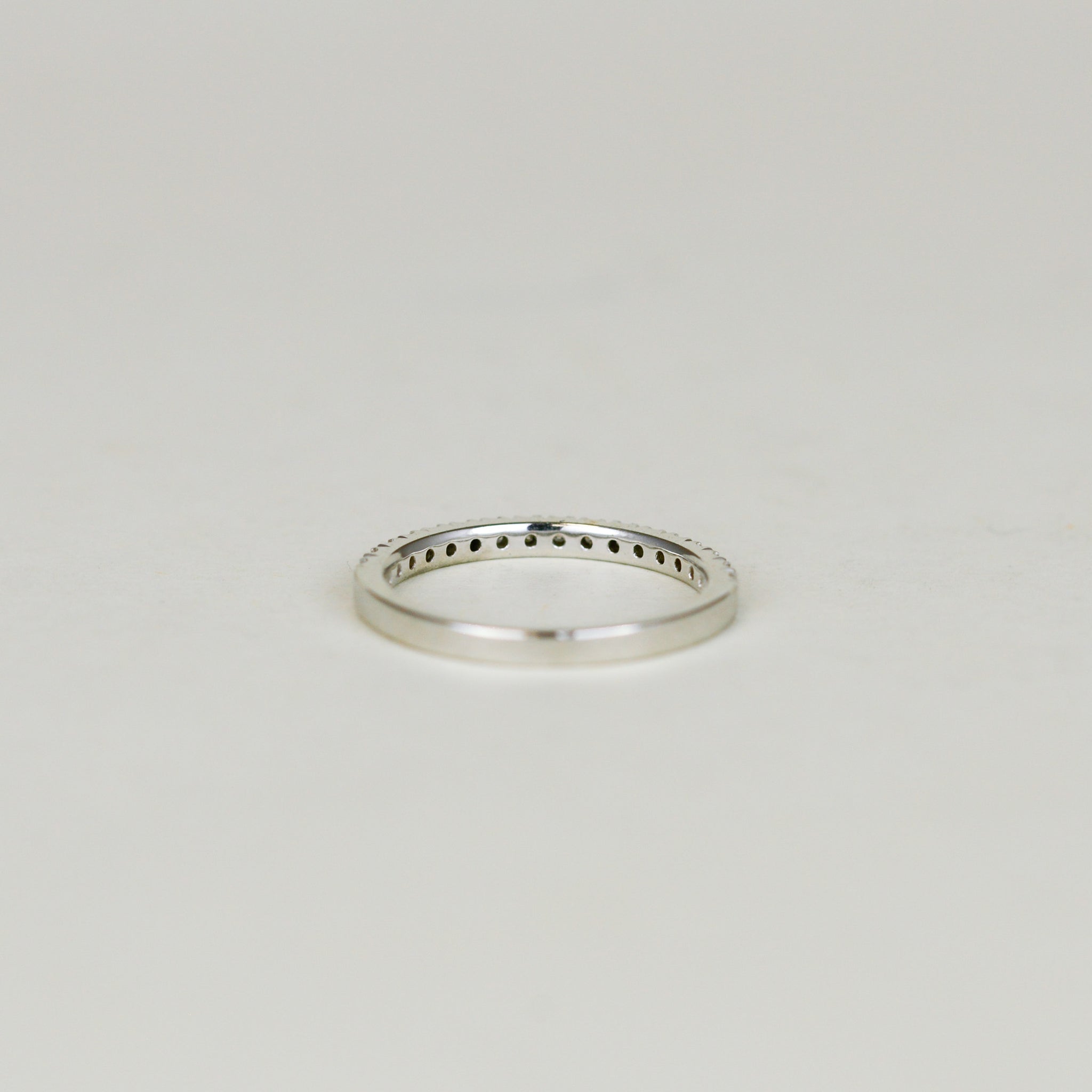 Platinum 0.34ct Round Brilliant Diamond Half Eternity Ring