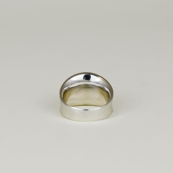 18ct White Gold 0.79ct Diamond Saddle Ring