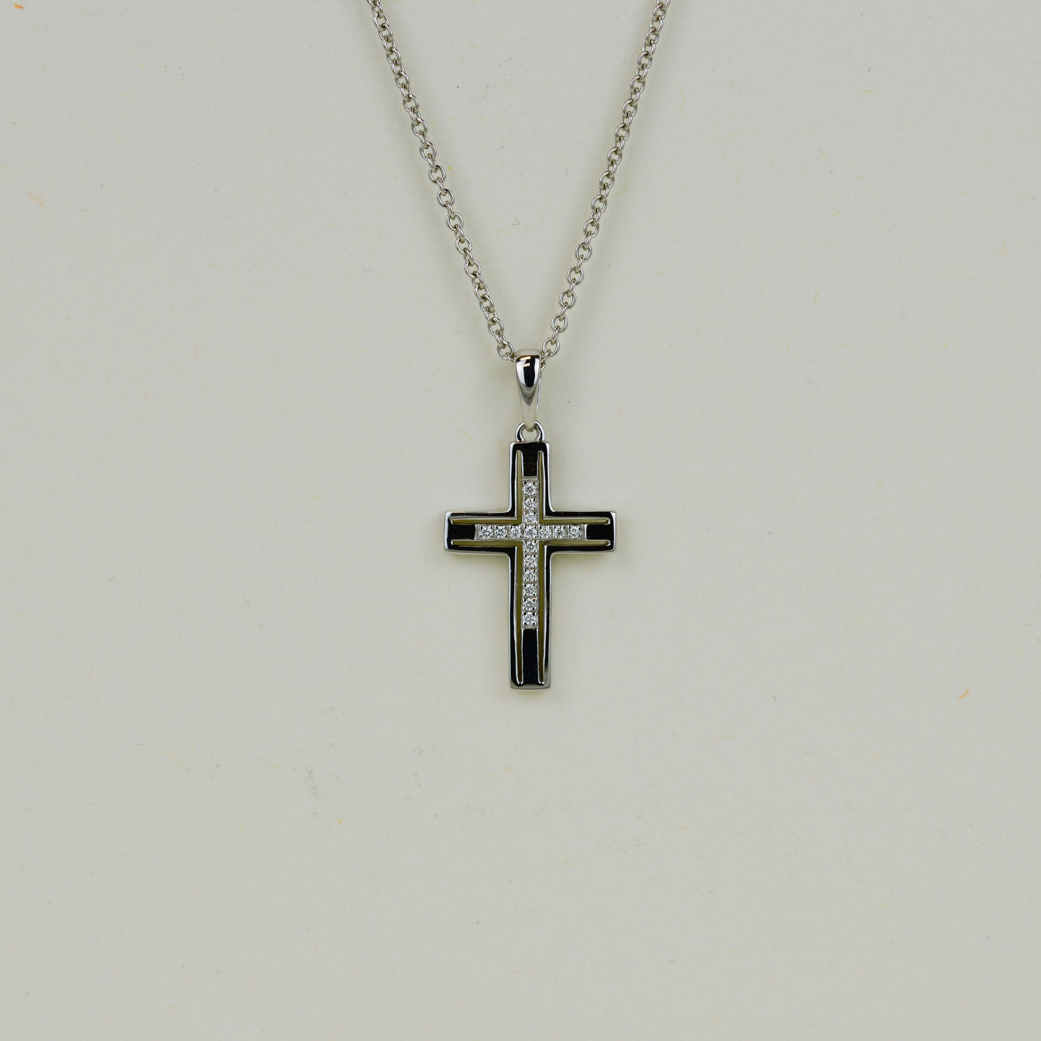 Cross Pendant Asos Sterling Silver Necklace ASOS DESIGN Sterling