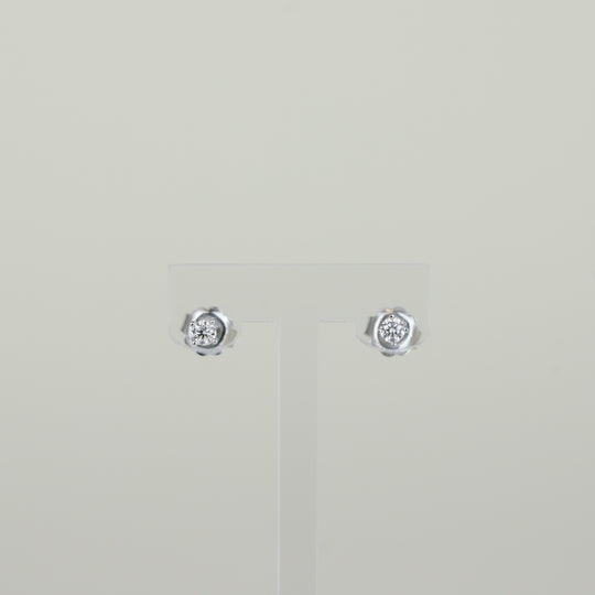 18ct White Gold 0.30ct Diamond Stud Earrings