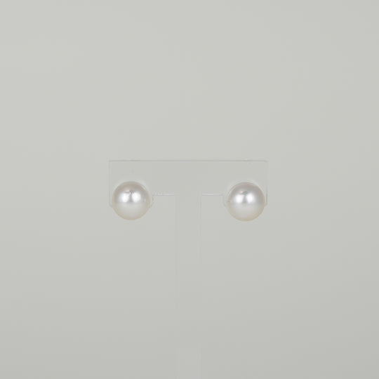 9ct Yellow Gold 8.5mm Cultured Pearl Stud Earrings