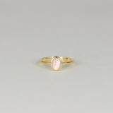 9ct Yellow Gold 0.43ct Oval Opal Ring