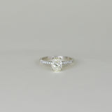 18ct White Gold 1.41ct Oval Diamond Solitaire Ring