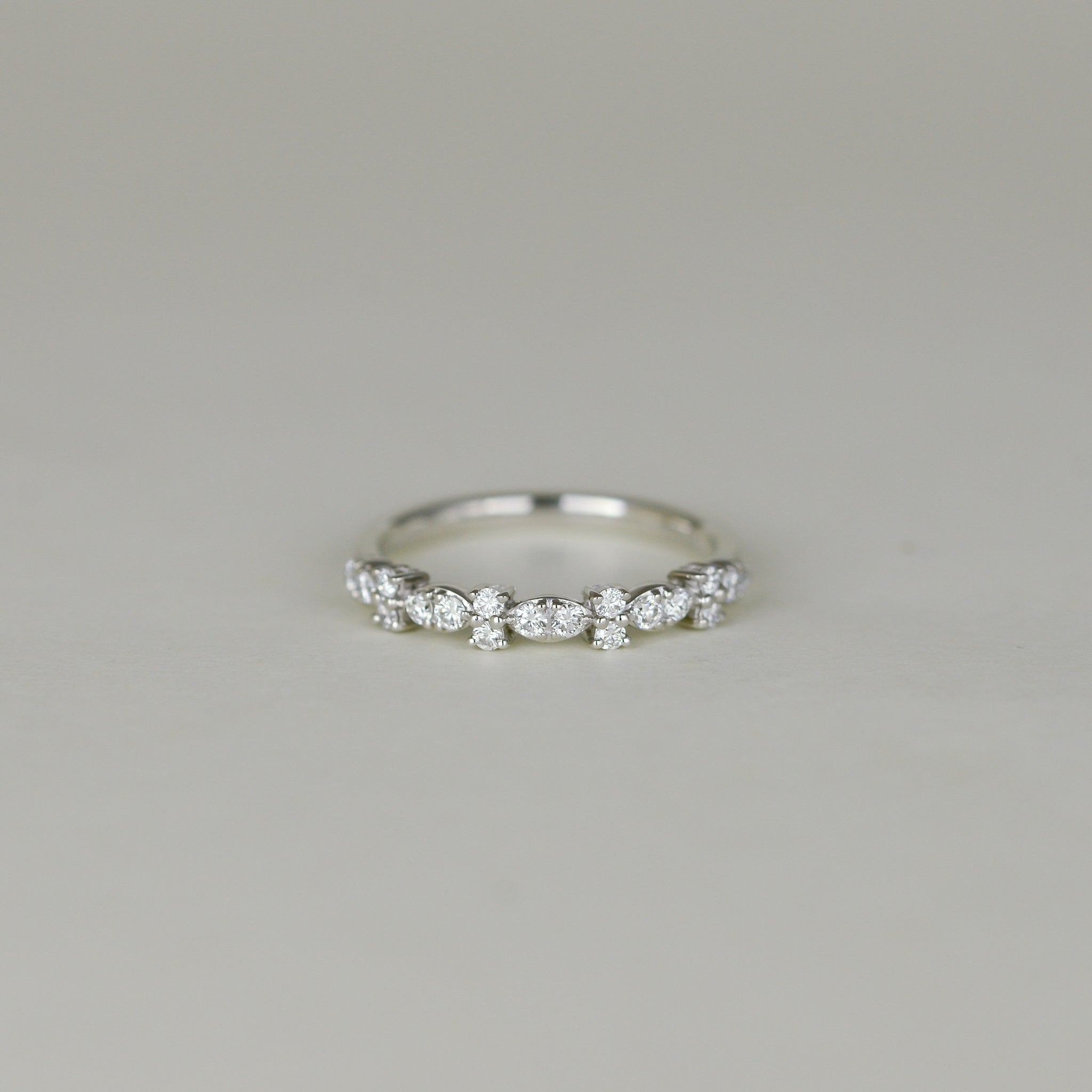 Platinum 0.33ct Fancy Diamond Eternity Ring