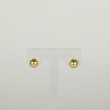 9ct Yellow Gold 6mm Hollow Ball Stud Earrings