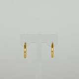 9ct Yellow Gold 15mm Hoop Earrings