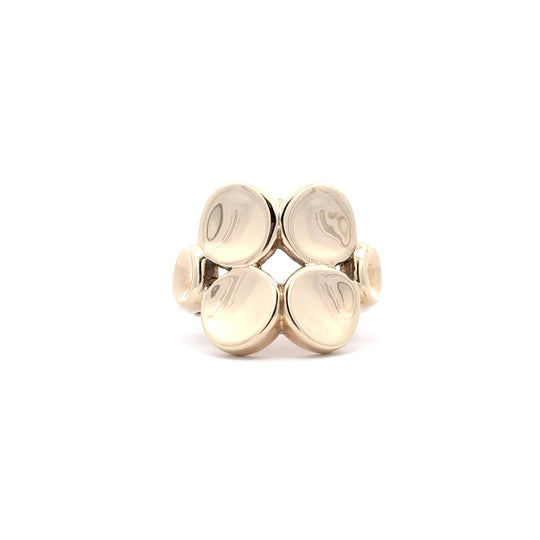 9ct Yellow Gold Bubble Ring