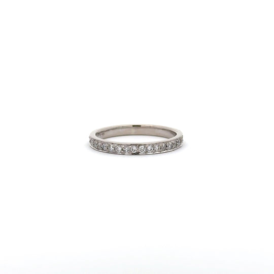 18ct White Gold 0.58ct Pavé Full Eternity Ring