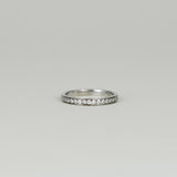 18ct White Gold 0.58ct Pavé Full Eternity Ring