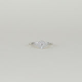 18ct White Gold 0.16ct Diamond Cluster Ring