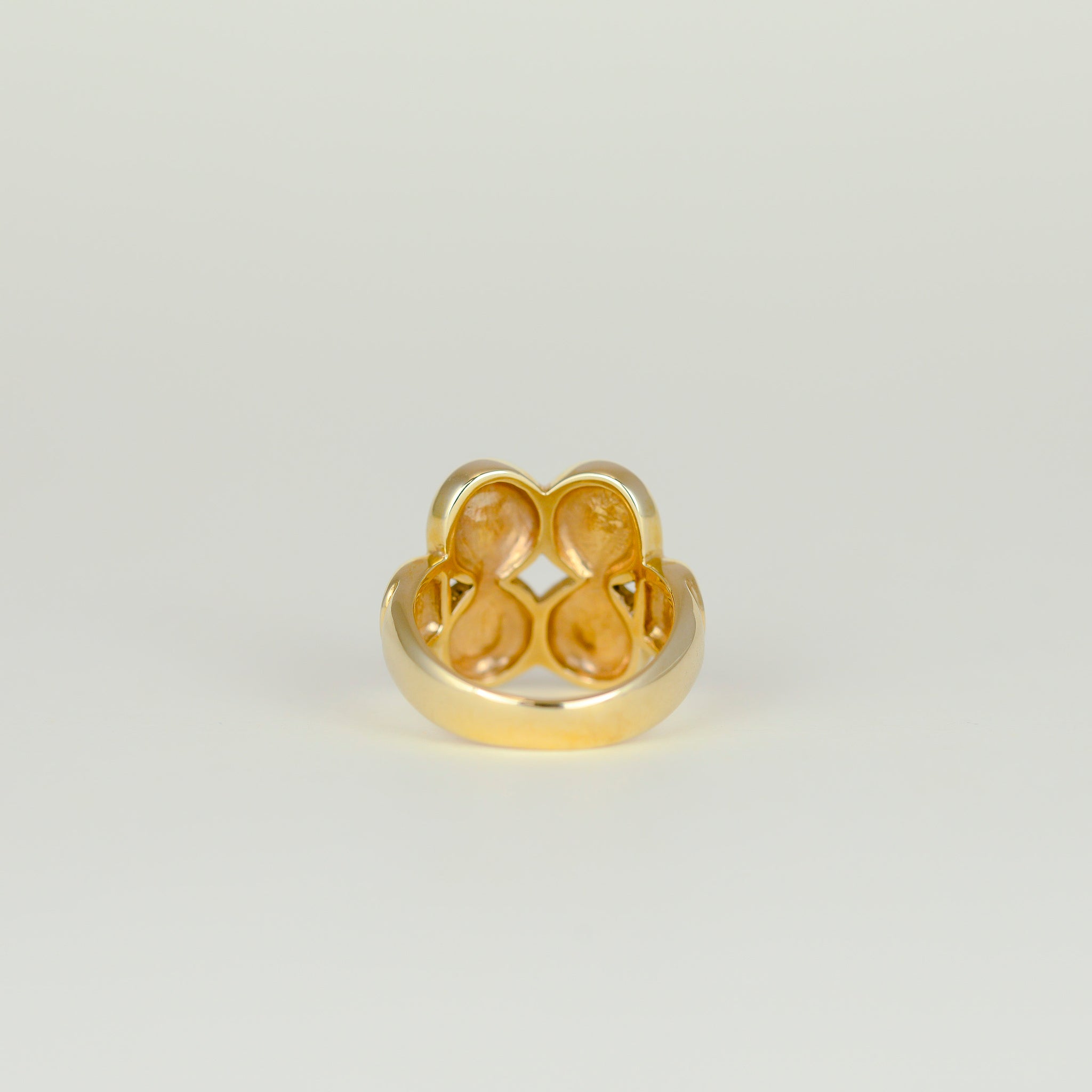 9ct Yellow Gold Bubble Ring