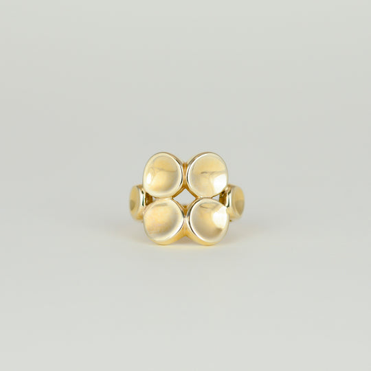 9ct Yellow Gold Bubble Ring