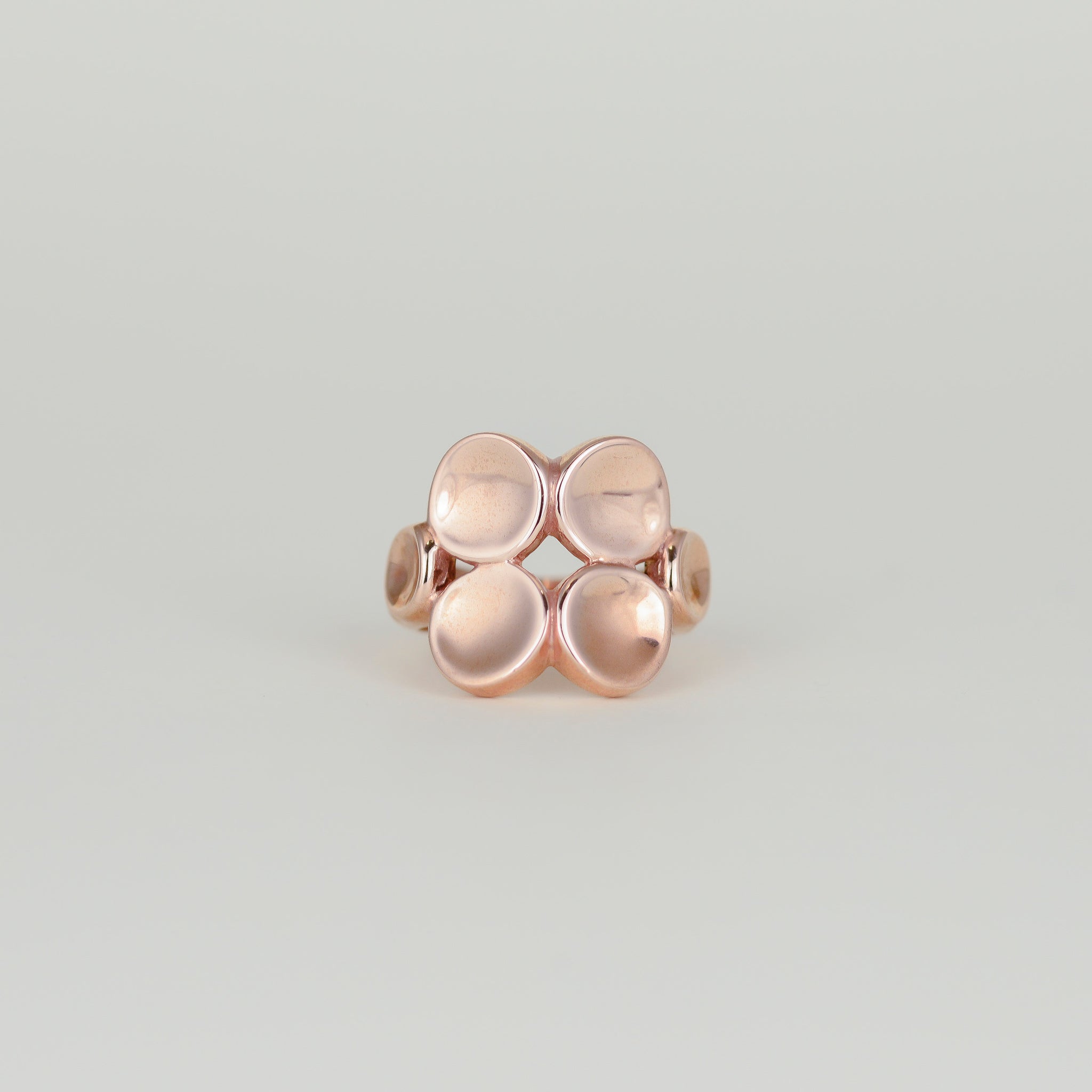 9ct Rose Gold Bubble Ring