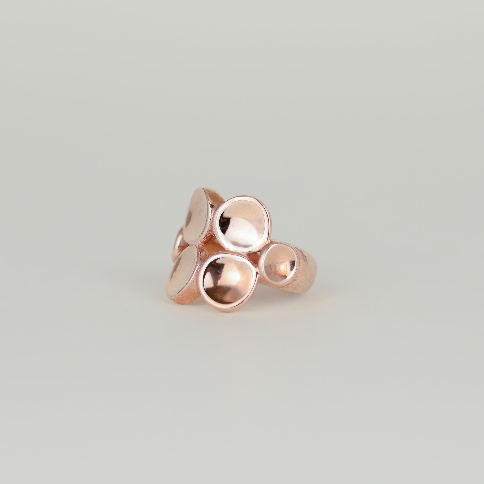 9ct Rose Gold Bubble Ring