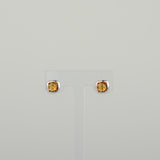 9ct White Gold 1.60ct Cushion Cut Citrine Earrings