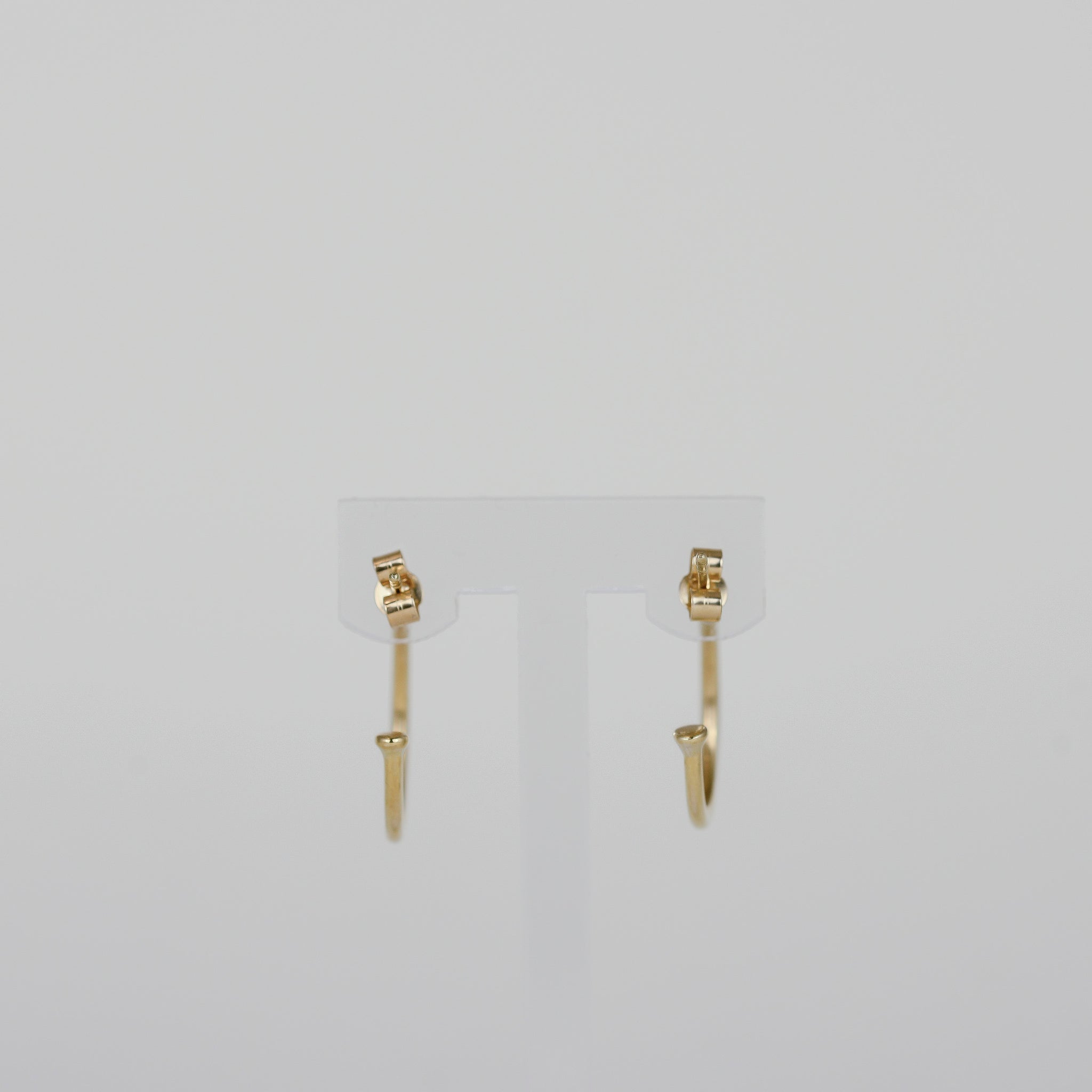 9ct Gold Large Hoop Earrings Anthony Paul Jewellery