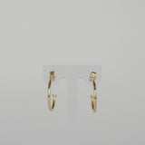 9ct Yellow Gold 3/4 Hoop Earrings - Large