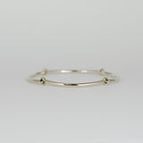 9ct White Gold 4 Link Bracelet