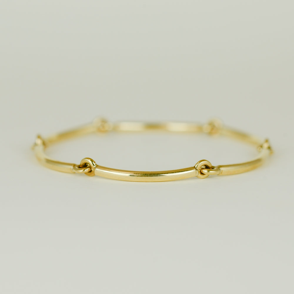 9ct Yellow Gold 6 Link Bracelet