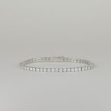 18ct White Gold 4.87ct Round Brilliant Tennis Bracelet