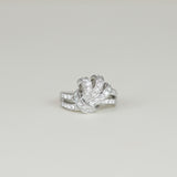 Platinum 1.32ct Pavé Set Diamond Knot Dress Ring