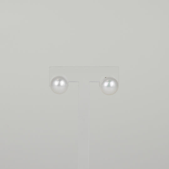 9ct Yellow Gold 9mm Freshwater Pearl Stud Earrings