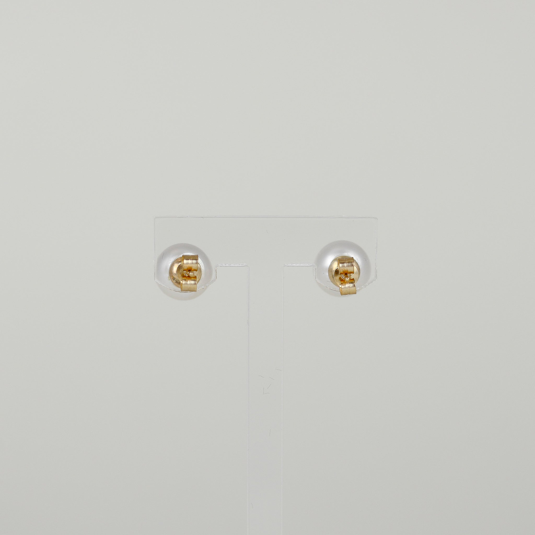 9ct Yellow Gold 9mm Freshwater Pearl Stud Earrings