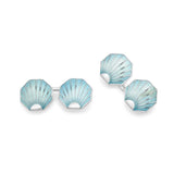 Sterling Silver Shell Cufflinks by Deakin & Francis